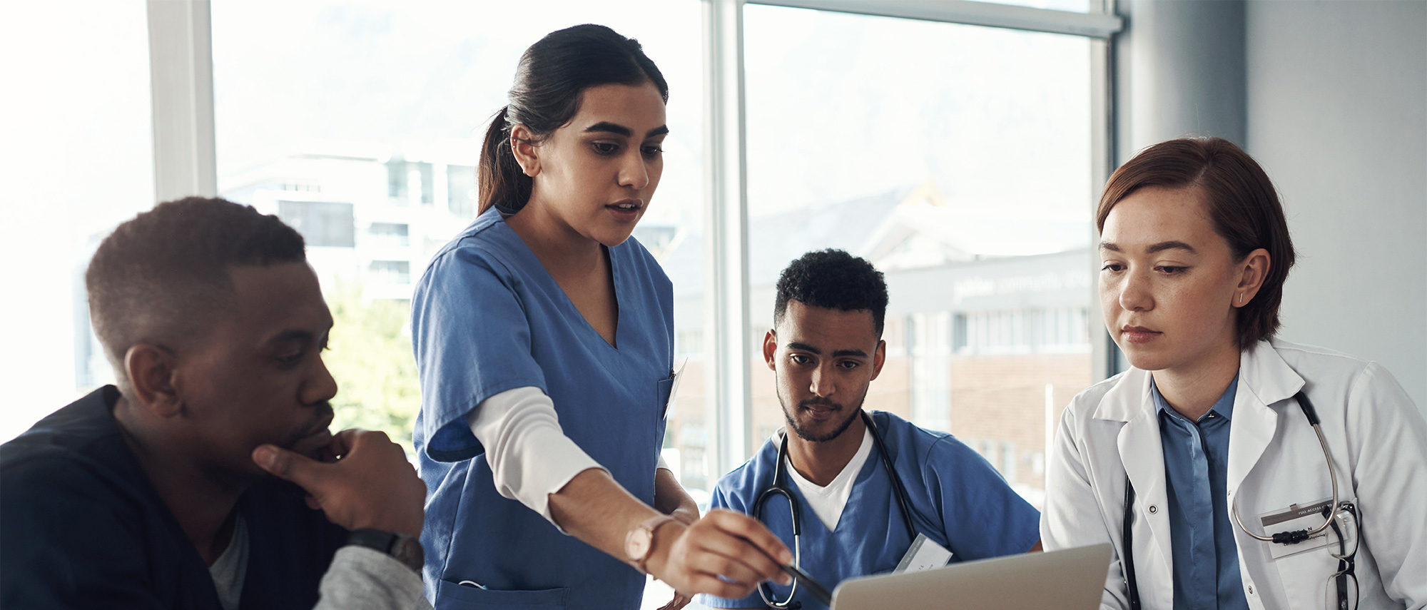 A group of healthcare providers